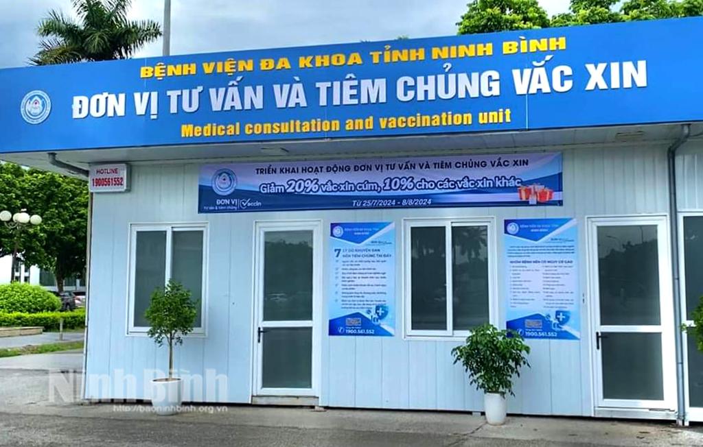 Bệnh viện Đa khoa tỉnh triển khai đơn vị tư vấn và tiêm chủng vắc xin