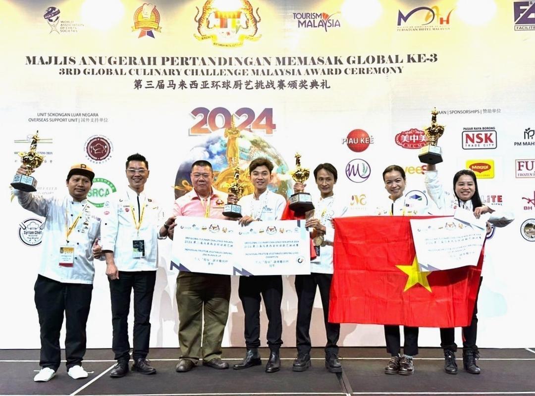 Ẩm thực Việt thắng lớn tại cuộc thi quốc tế ở Malaysia