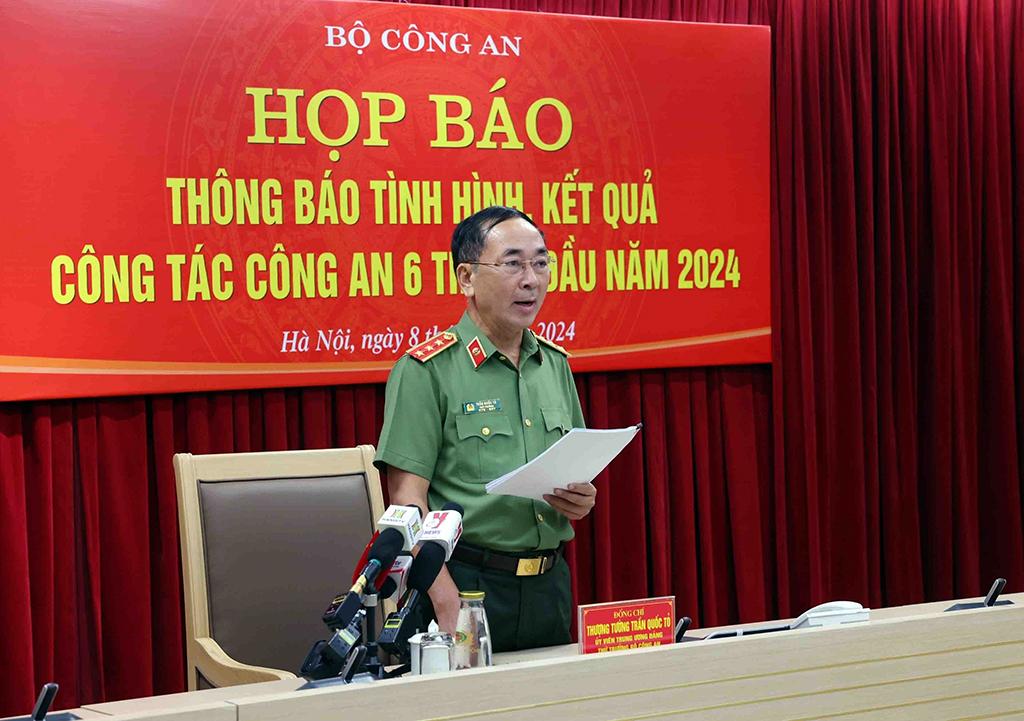 Họp báo Bộ Công an: Tỷ lệ khám phá tội phạm hình sự vượt chỉ tiêu Quốc hội giao