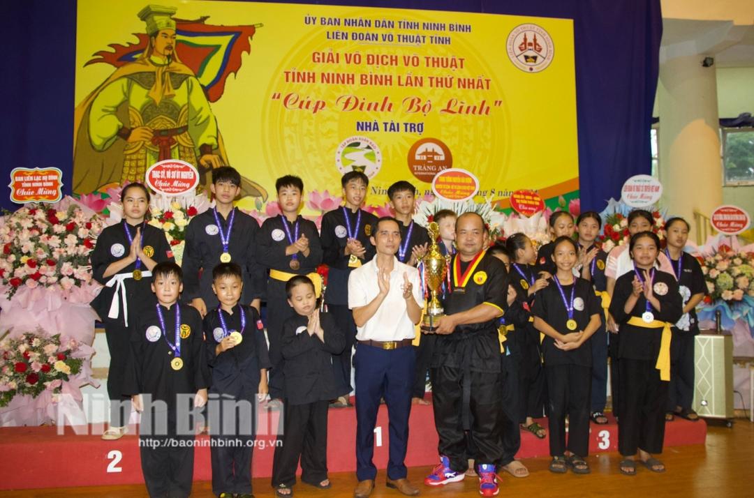 Tổ chức thành công Giải vô địch võ thuật tỉnh Ninh Bình lần thứ nhất "Cúp Đinh Bộ Lĩnh" năm 2024