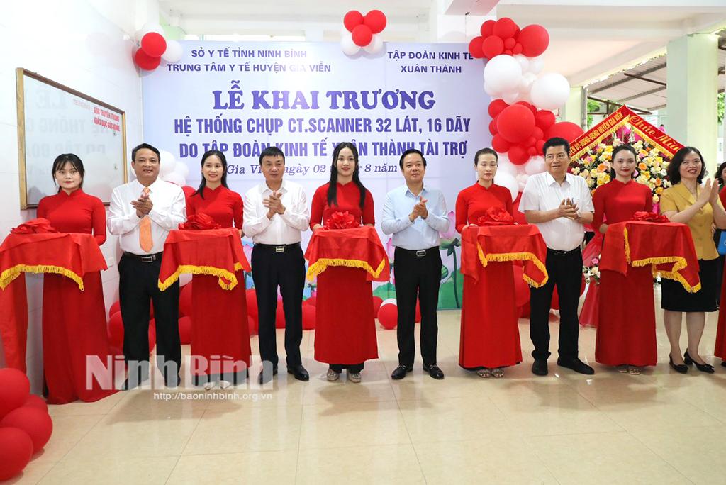 Trung tâm Y tế huyện Gia Viễn khai trương hệ thống chụp CT Scanner phục vụ khám, chữa bệnh cho nhân dân