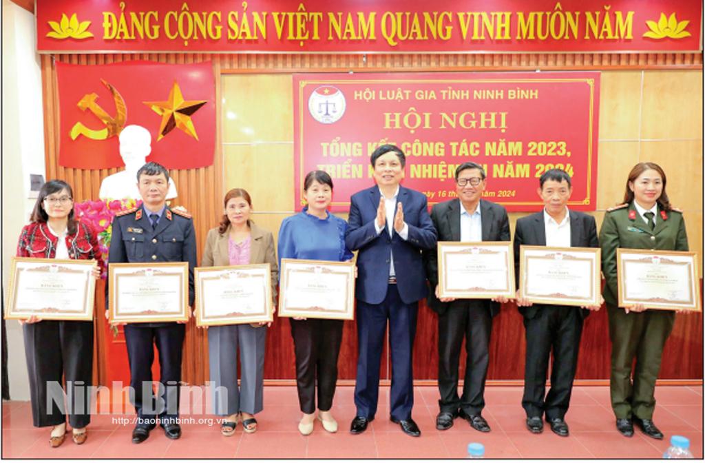 Hội Luật gia tỉnh Ninh Bình: Một nhiệm kỳ phát triển toàn diện