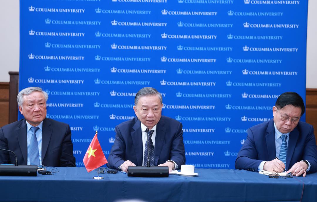 Toàn văn phát biểu chính sách của Tổng Bí thư, Chủ tịch nước Tô Lâm tại Đại học Columbia: "Con đường của Việt Nam, quan hệ với Hoa Kỳ và tầm nhìn cho kỷ nguyên mới"