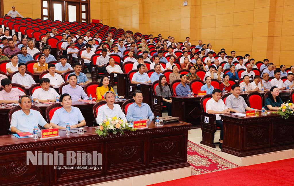 Ban Thường trực Ủy ban MTTQ Việt Nam tỉnh đối thoại với cán bộ MTTQ các cấp huyện Gia Viễn