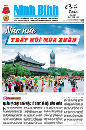 Ninh Bình cuối tuần số 985 (15/2/2025)